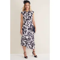 Willow Floral Cowl Neck Midi Dress £139/$250 | Phase Eight