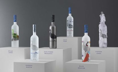 A selection of Grey Goose bottles 