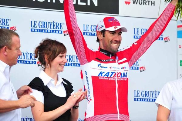 Vladimir Isaichev (Katusha) on the podium.