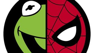 Kermit and Spider-Man Variant Cover for The Muppets Take The Marvel Universe