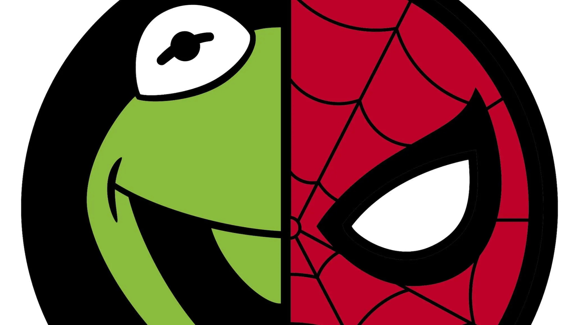 Kermit and Spider-Man Variant Cover for The Muppets Take The Marvel Universe