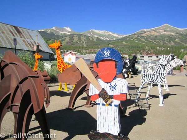 The festival atmosphere in Breckenridge.