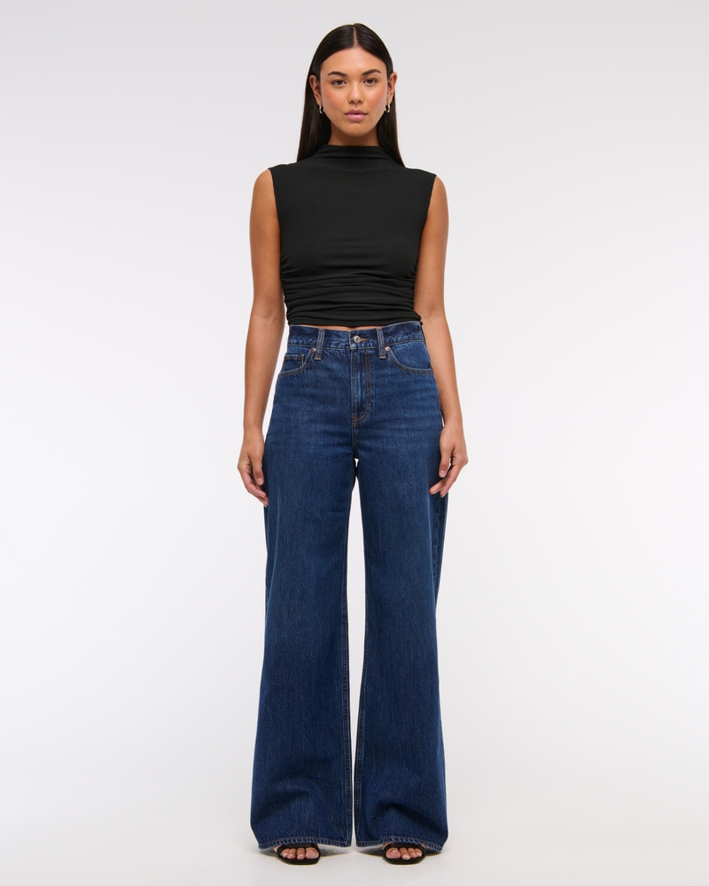 High Rise Wide Leg Jean