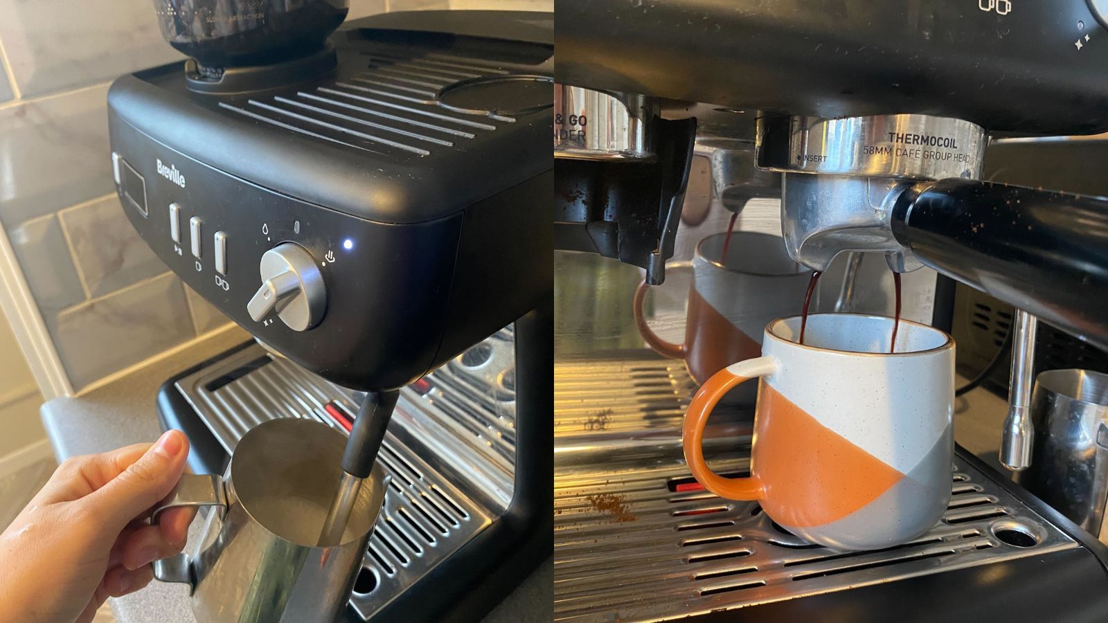 Breville Barista Max Coffee Machine Milk Frother.