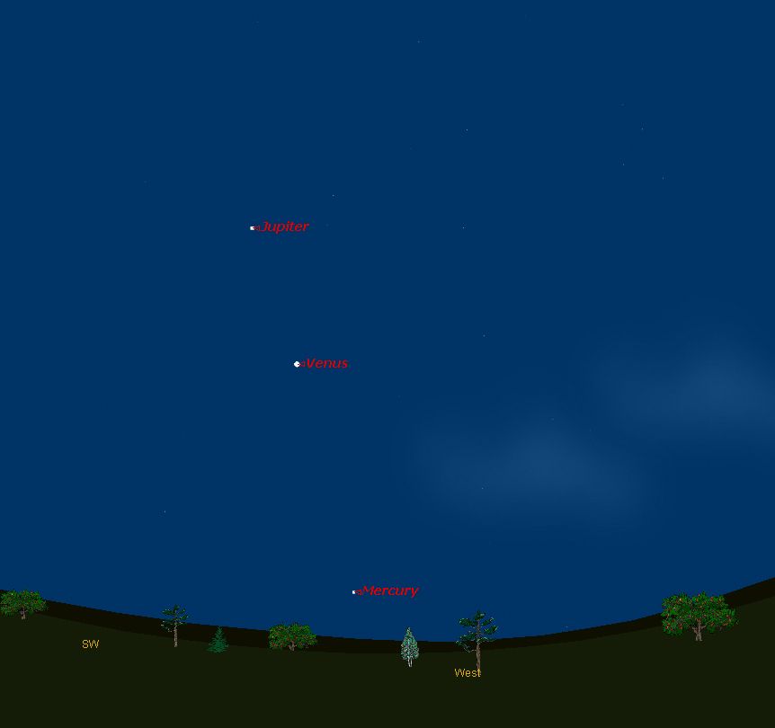 Elusive Mercury Shines Bright in Evening Sky Next Week Space