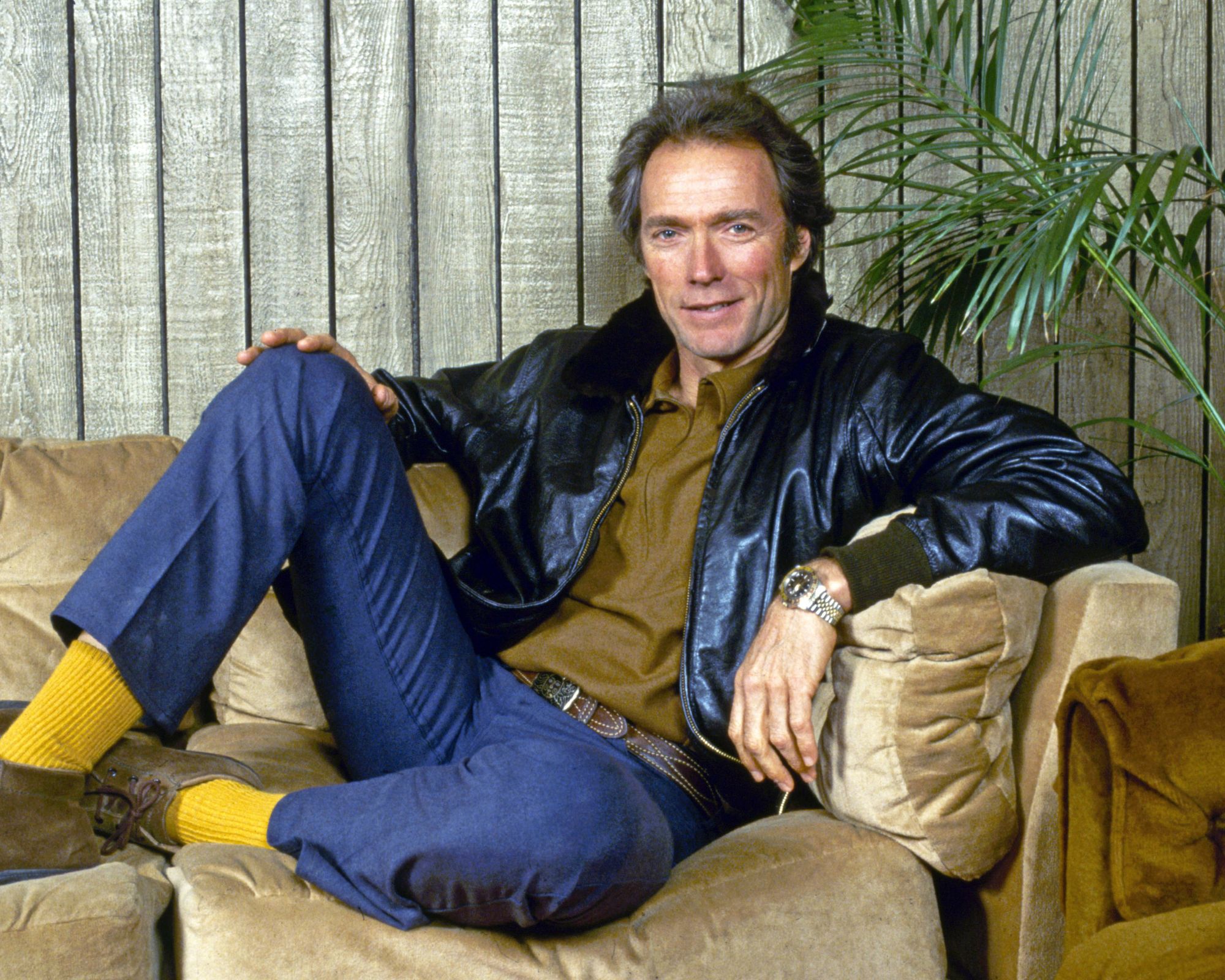 clint eastwood in his home