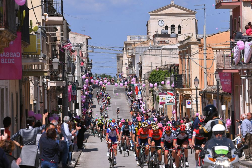 Scenery along the route of stage 4 at the Giro d'Italia
