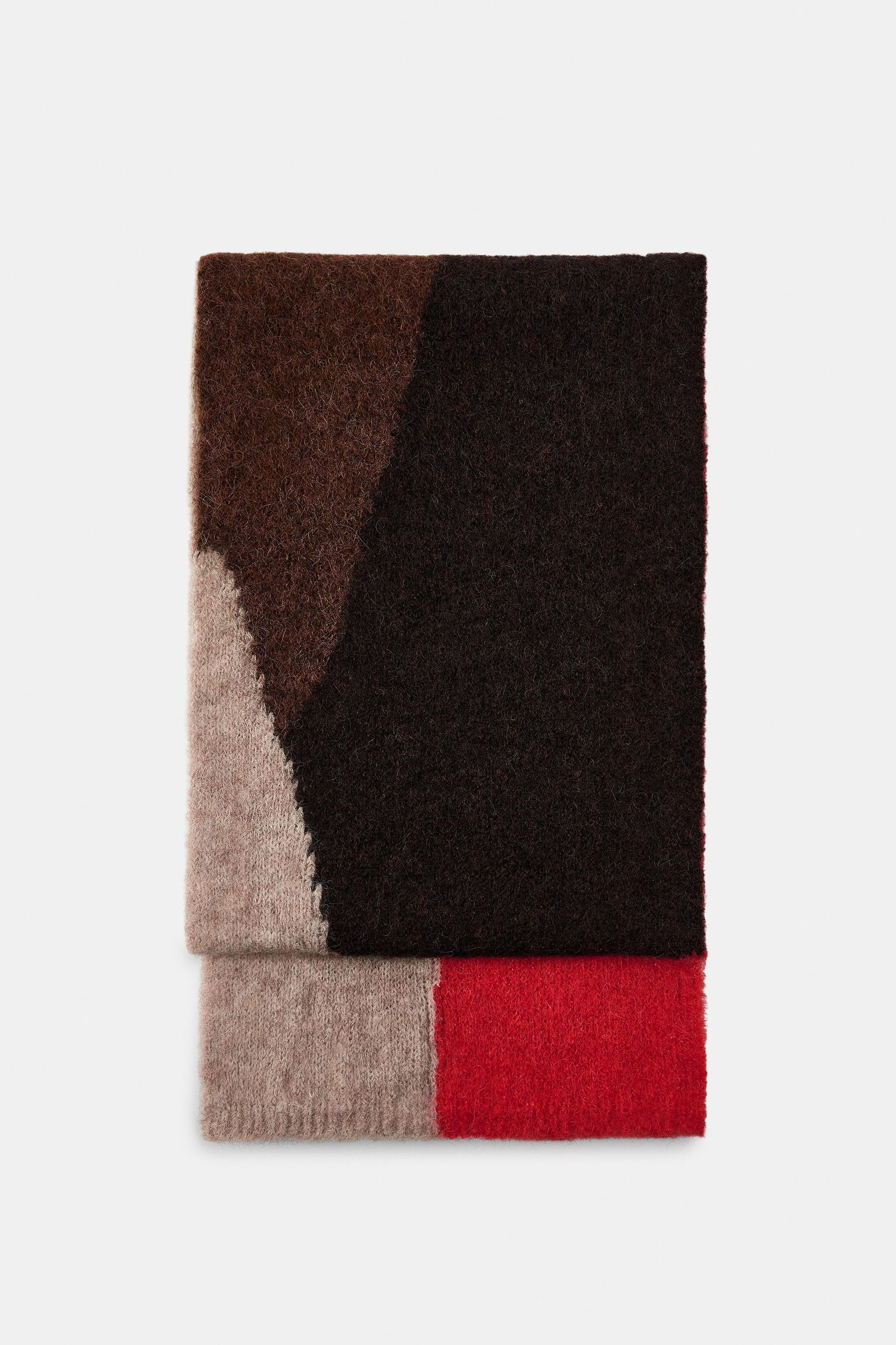 Printed Knit Scarf