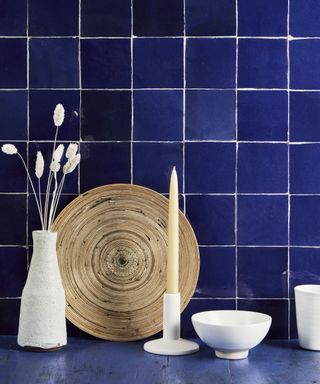 Blue Zellige Tile by Otto Tiles & Design