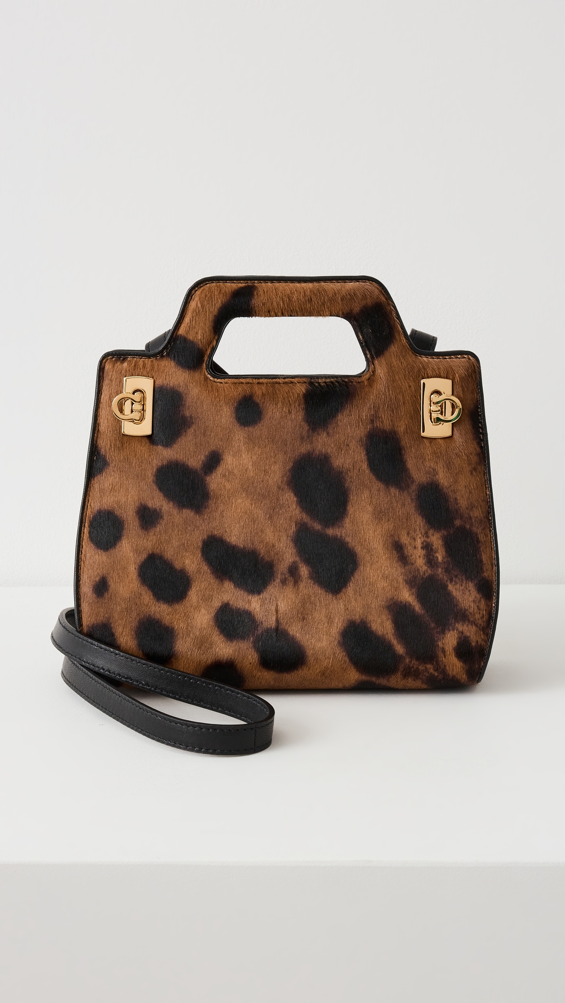 Wanda Pony Leopard Shoulder Bag