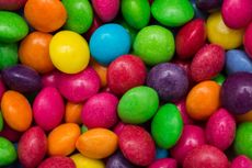 candy, colors, chromatography