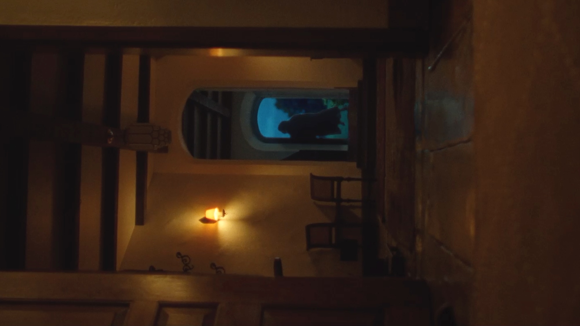 A sideways view of a doorway in Remain