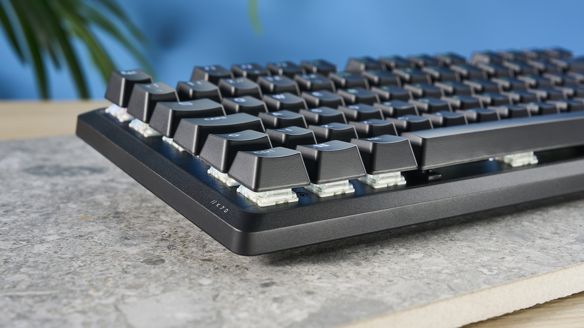 Photograph of the Corsair K70 Pro TKL gaming keyboard