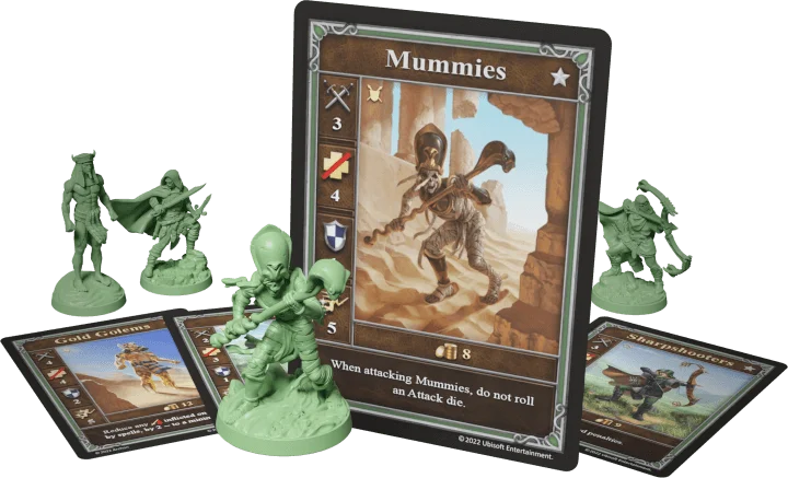 Heroes of Might and Magic 3 the board game pieces