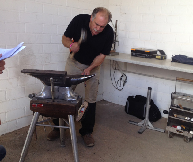 In the forge at Aachen