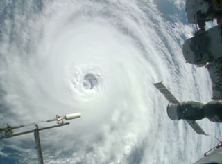 hurricane lester from ISS