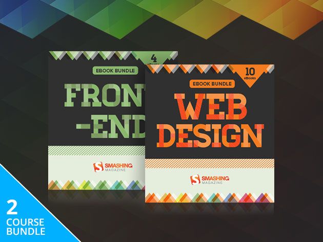 A pair of web design ebook covers