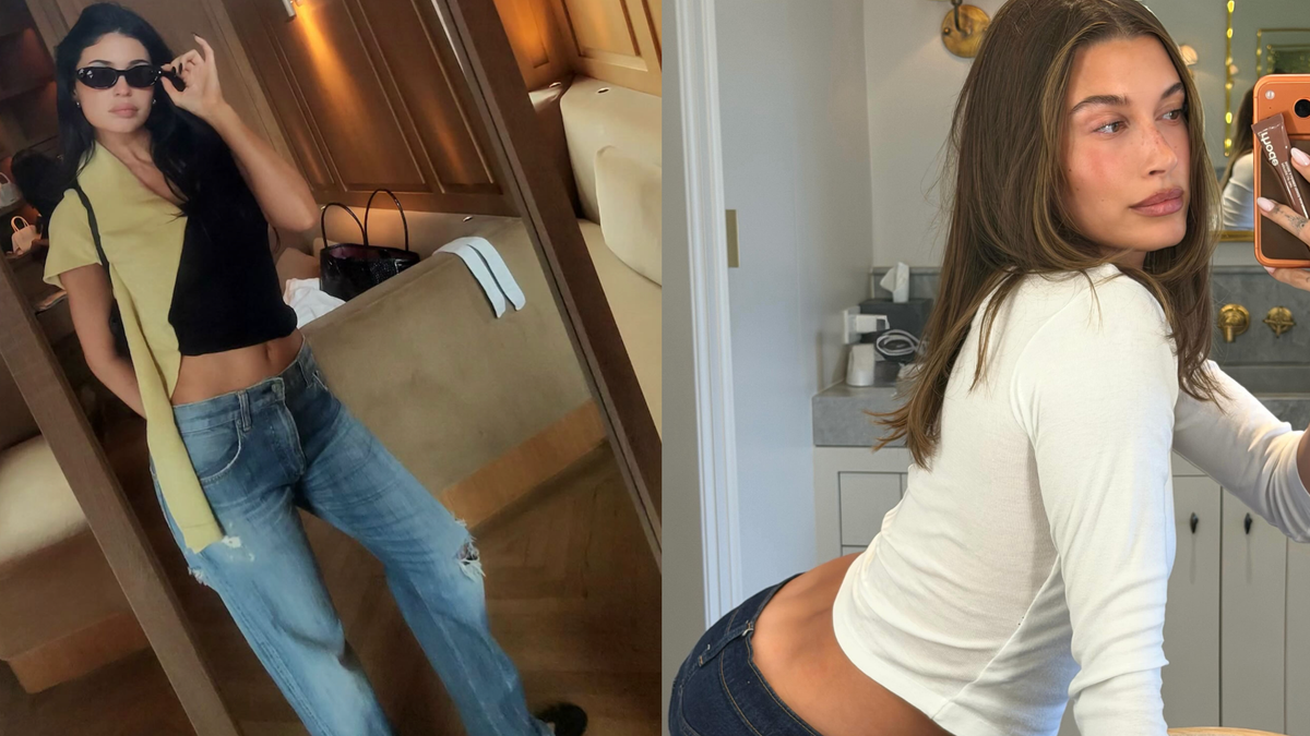ICYMI: Hailey and Kylie Both Just Embraced This Cool-Girl Denim Outfit Combo