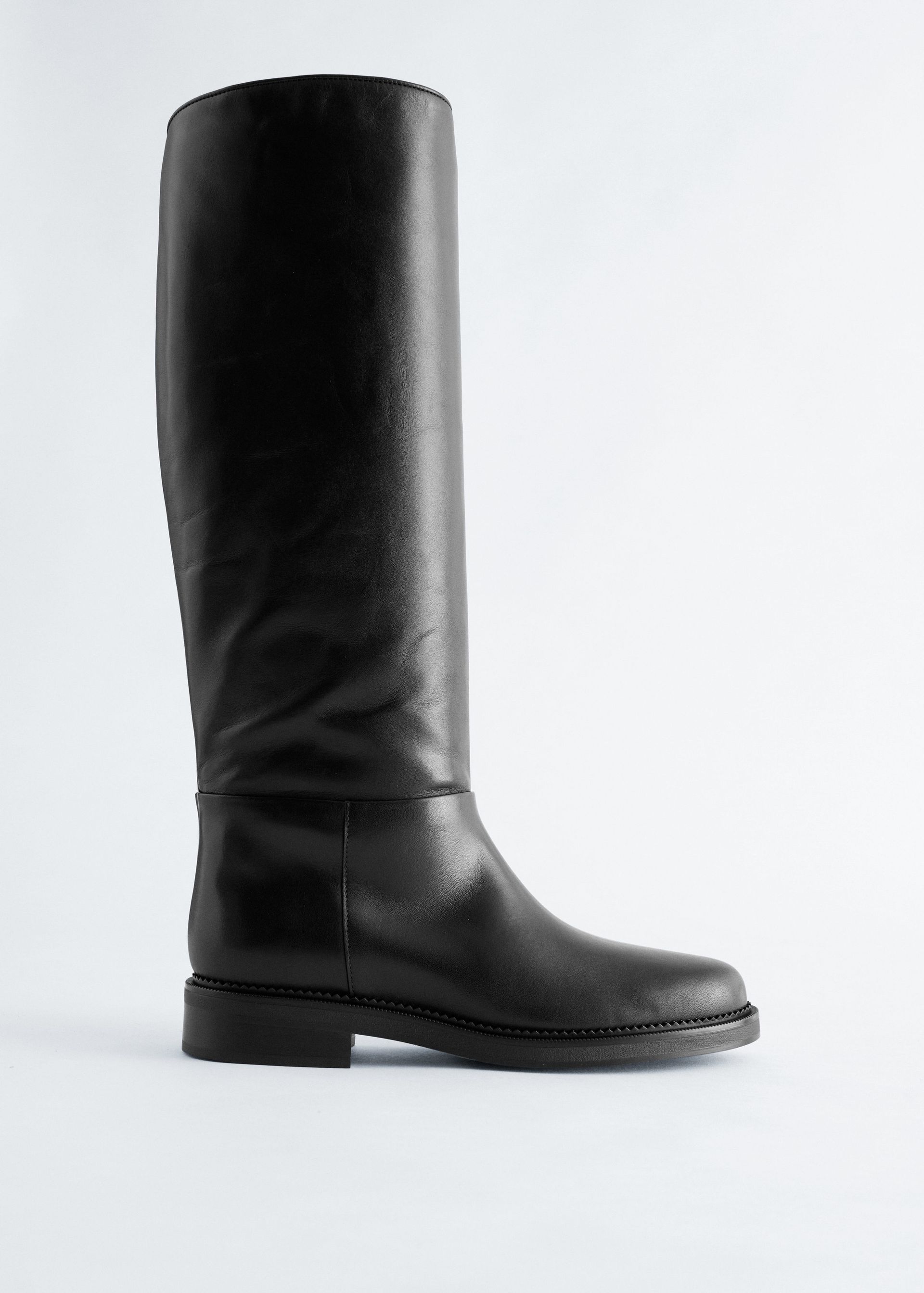 Leather Knee Boots