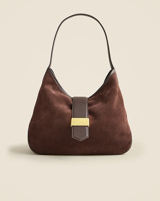 Berkeley Suede and Leather Shoulder Bag