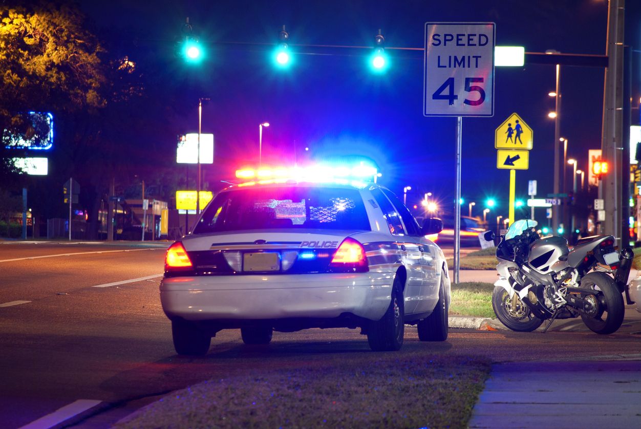 A police car.