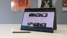 The HP Spectre x360 on a desk