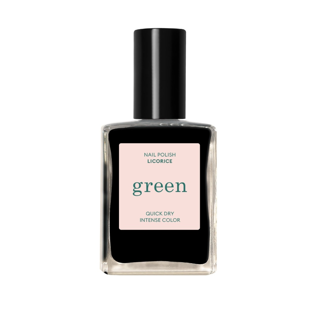 Manicurist Green Natural Nail Polish in Licorice