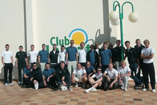 The whole Columbia-HTC have converged on Lanzarote for their first training camp.