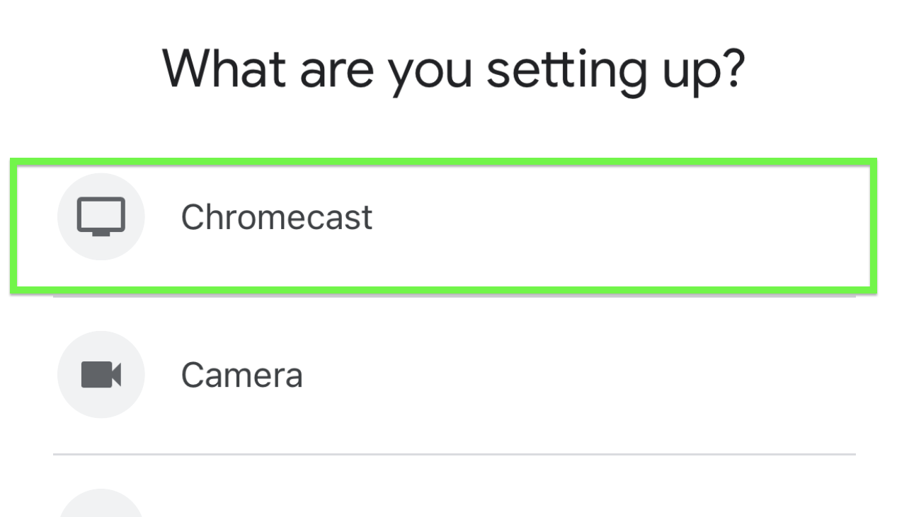 Как настроить Google Chromecast - выберите Chromecast