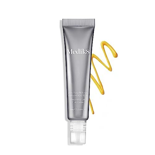 Medik8 Crystal Retinal Ceramide 10 Eye Cream - Anti Ageing & Anti Wrinkle - Smooth & Lift Eye Cream - 0.10% Retinal Strength - 11x Faster Than Retinol - for Advanced Vitamin a Users - 15ml
