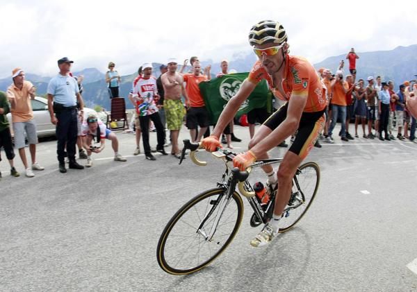 Samuel Sanchez had two things in mind: the win on Alpe d'Huez and the mountains jersey.