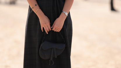 Fashion week attendees wear luxury watches 