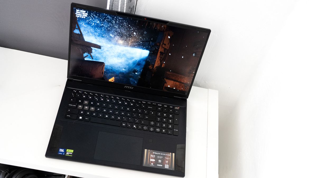 MSI Stealth 18 HX AI gaming laptop