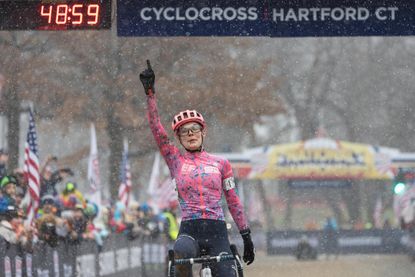 Honsinger wins her third US National CX Championships in a row