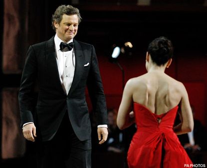 Colin Firth- Colin Firth and Natalie Portman clean up at the Oscars - Oscars 2011 - The Oscars - Oscars 2011 Winners - Winners - Academy Awards - The Oscars 2011 - Oscar 2011 Winners - Colin Firth - Natalie Portman - The King's Speech - Black Swan - Celeb