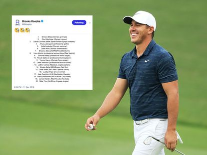 Brooks Koepka Questions Exclusion From ESPN 20 Dominant Athletes
