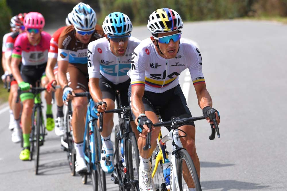 The main break on stage 15 of the Vuelta a Espana