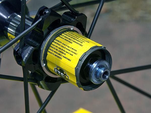 A few grams are shaved with titanium axle ends