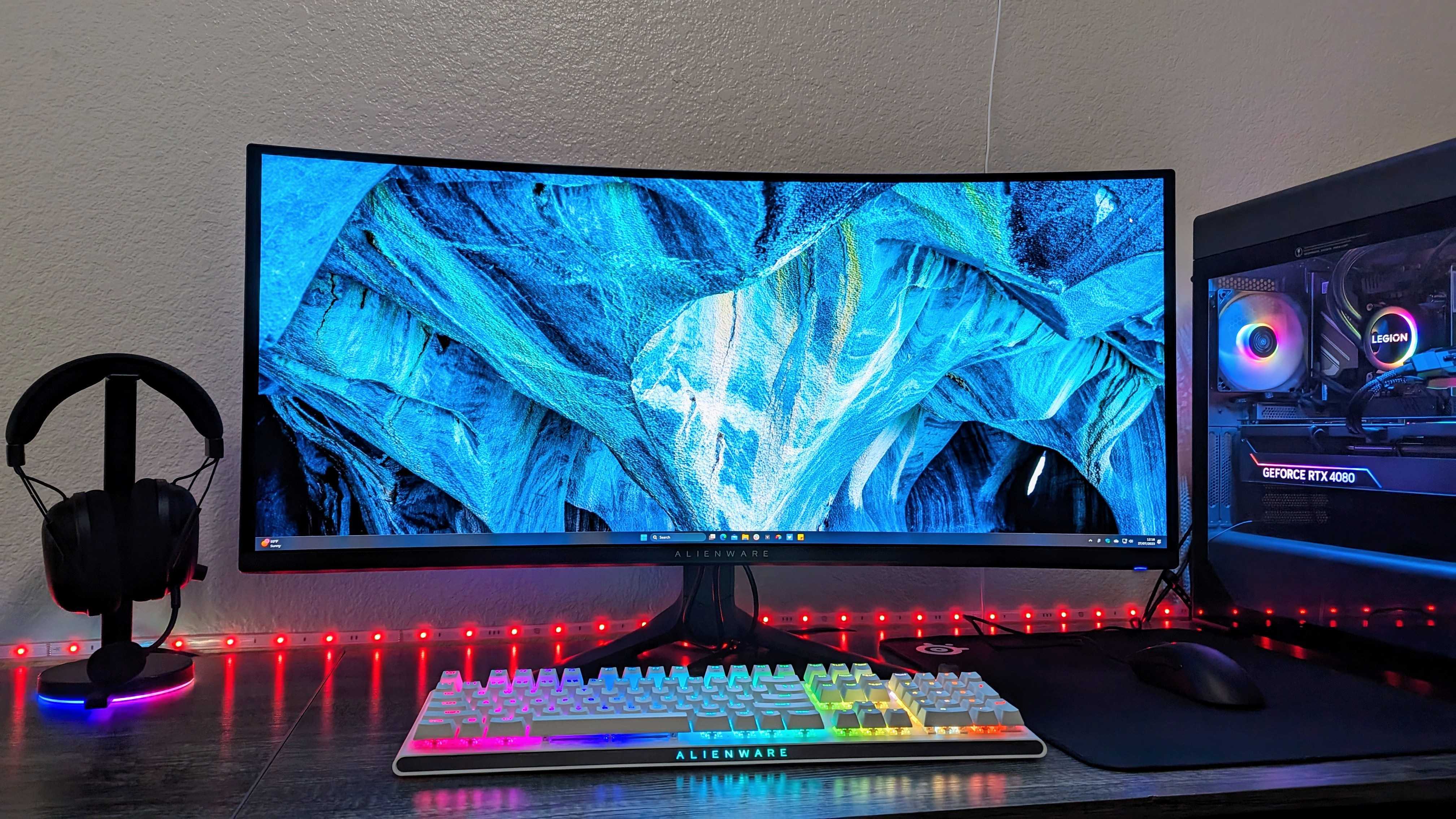 Image of the Alienware 34 Curved QD-OLED Gaming Monitor (AW3423DWF).