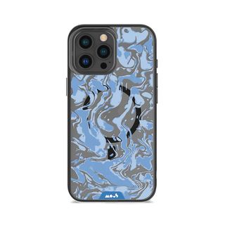 Mous Collabs Clarity 2.0 Phone Case Marbled Sky Blue