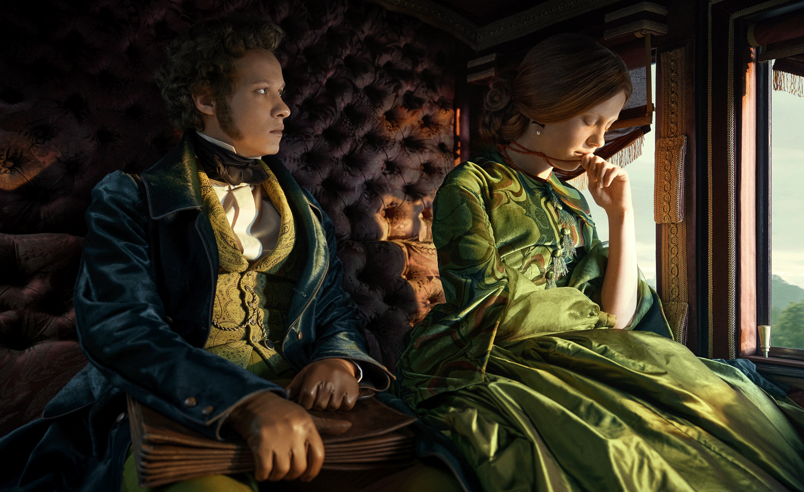 film still of Netflix's Frankenstein