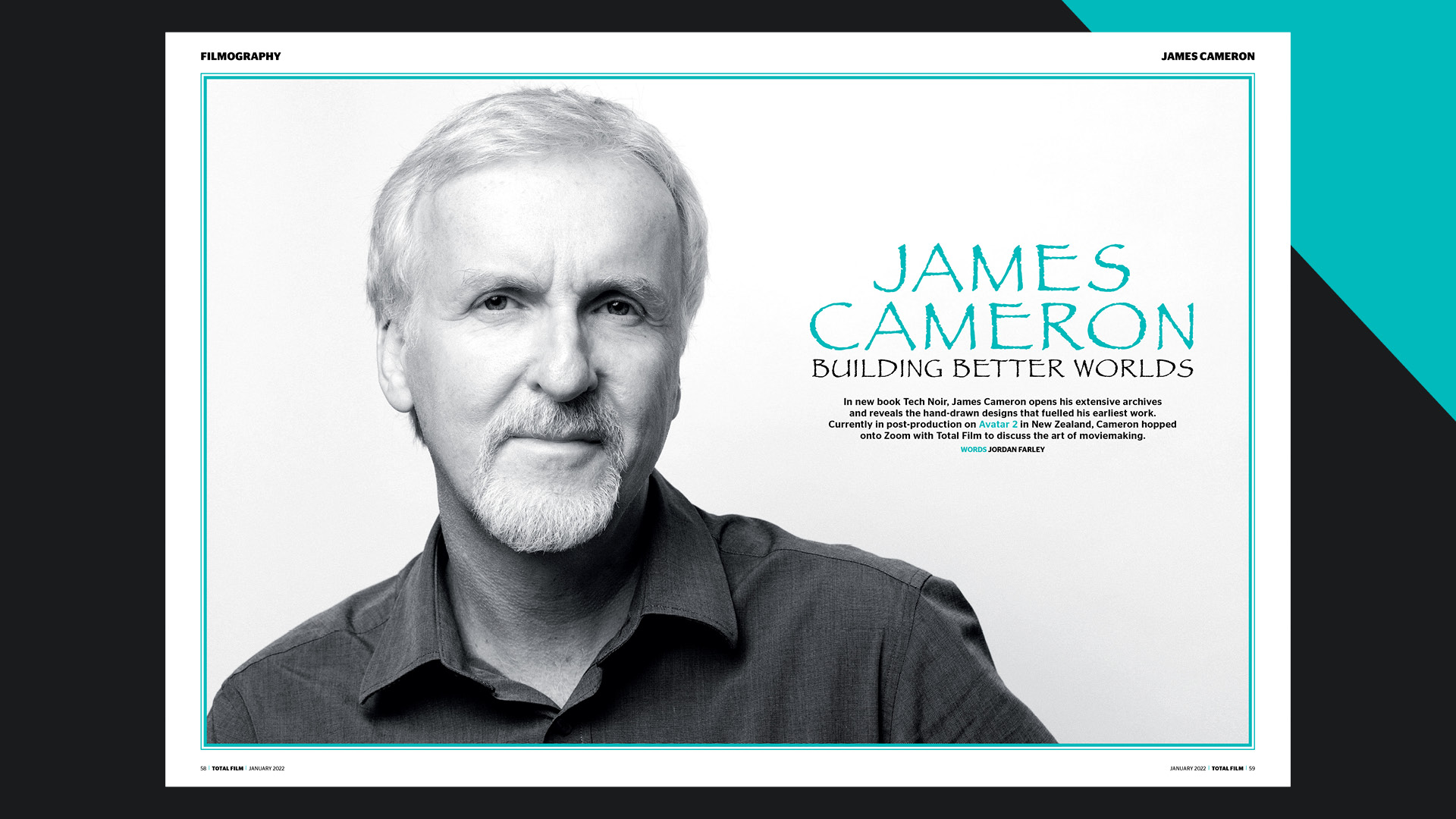 Total Film's James Cameron feature.