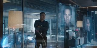 Bruce Banner looking at pictures of the dusted in Avengers: Endgame