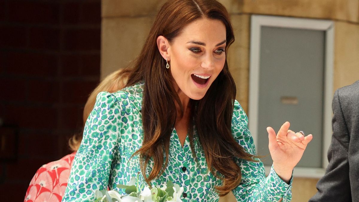 Kate Middleton just stepped out in a Cefinn Shirt Dress Marie