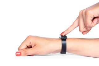 The Nymi wristband can identify people based on their heartbeat.