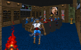 Thatcher's Techbase sees the former UK PM return from the dead as a cyberdemon.
