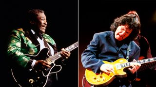 B.B. King (left) and Gary Moore 