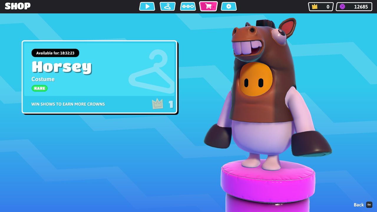 Fall Guys horsey skin