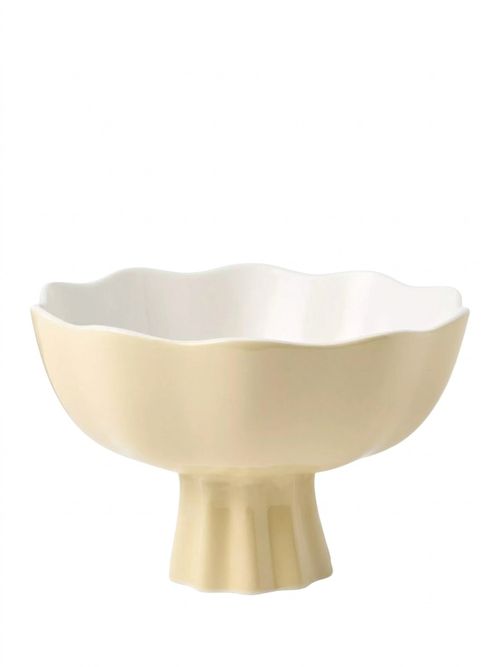John Lewis X Anine Cecilie Iversen Footed Decorative Bowl, Yellow