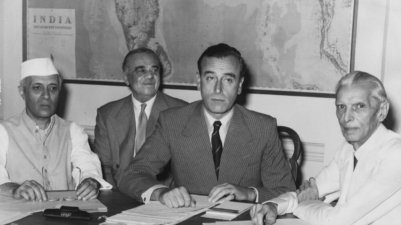 Mountbatten Nehru Jinnah Partition